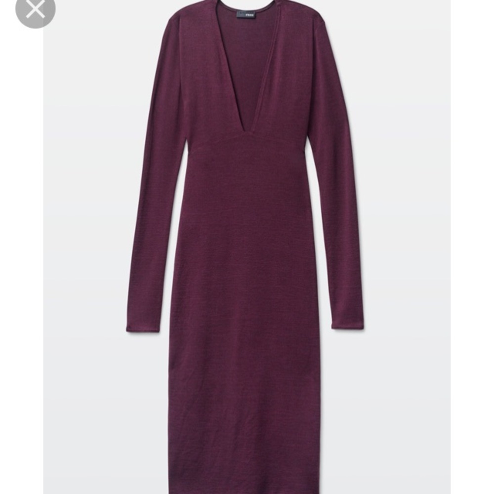 Wilfred free Abby dress from aritzia in plum - Picture 2 of 6